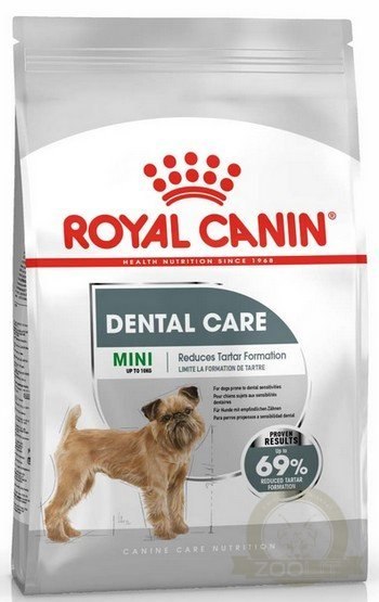 Royal Canin Mini Dental Care karma sucha dla psów dorosłych, ras małych, redukująca powstawanie kamienia nazębnego 1kg Royal Canin Mini Dental Care karma sucha dla psów dorosłych, ras małych, redukująca powstawanie kamienia nazębnego 1kg