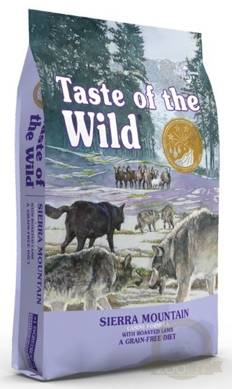 Taste of the Wild Sierra Mountain Canine z mięsem z jagnięciną 5,6kg Taste of the Wild Sierra Mountain Canine z mięsem z jagnięciną 5,6kg