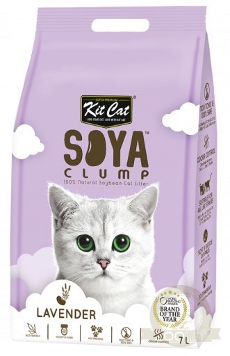 Kit Cat Żwirek ECO SoyaClump Lavender 7L / 2,5kg