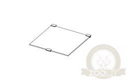 Aquael Szyba Separująca Nakrywkowa Shrimp Set 30l Czarna