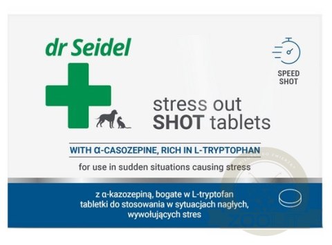 DermaPharm Stress Out Shot dla psa i kota blister 10 tabl.