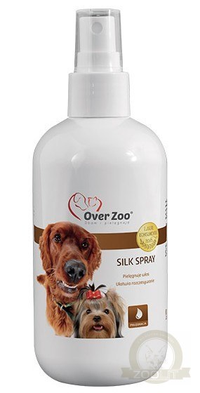 Over Zoo Silk Spray - płyn ułatwiający rozczesanie sierści 250ml Over Zoo Silk Spray - płyn ułatwiający rozczesanie sierści 250ml