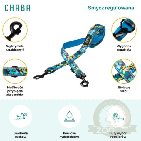 CHABA Smycz regulowana Story III S 16mm/260cm Carnival CHABA Smycz regulowana Story III S 16mm/260cm Carnival