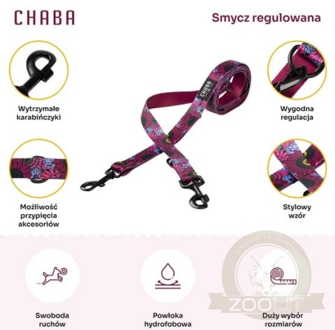 CHABA Smycz regulowana Story III S 16mm/260cm Lakota CHABA Smycz regulowana Story III S 16mm/260cm Lakota