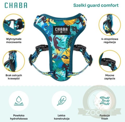 CHABA Szelki Guard Comfort Story III bezuciskowe M 1,6cm Carnival CHABA Szelki Guard Comfort Story III bezuciskowe M 1,6cm Carnival