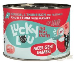 Lucky Lou Lifestage Adult Drób i tuńczyk puszka 200g
