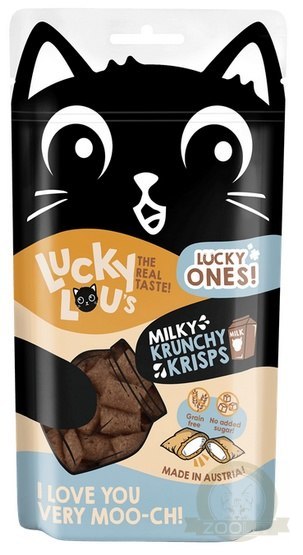 Lucky Lou Lucky Ones Krunchy Krisps Mleko 60g Lucky Lou Lucky Ones Krunchy Krisps Mleko 60g