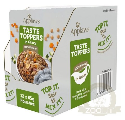 Applaws Taste Toppers Saszetka dla psa - jagnięcina, cukinia i marchew w sosie 85g Applaws Taste Toppers Saszetka dla psa - jagnięcina, cukinia i marchew w sosie 85g