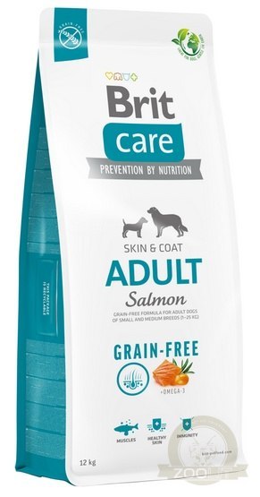 Brit Care Grain Free Adult Small & Medium Salmon 12kg Brit Care Grain Free Adult Small & Medium Salmon 12kg