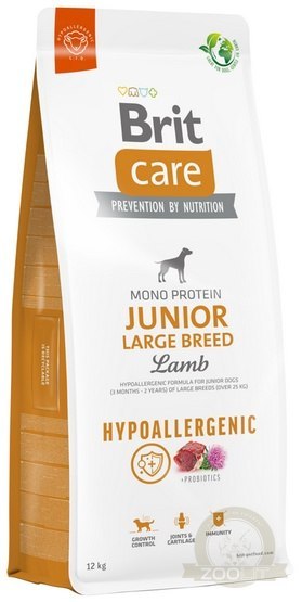 Brit Care Hypoallergenic Junior Large Lamb 12kg Brit Care Hypoallergenic Junior Large Lamb 12kg