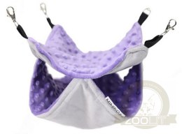 MIMIKO Pets Hamak dwupoziomowy 30x30cm wrzosowy
