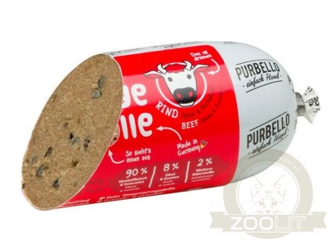Purbello Dog Kiełbaska Treningowa Monobiałkowa Wołowina 200g Purbello Dog Kiełbaska Treningowa Monobiałkowa Wołowina 200g