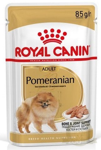 Royal Canin Pomeranian Adult karma mokra dla psów dorosłych rasy szpic miniaturowy, pasztet saszetka 85g