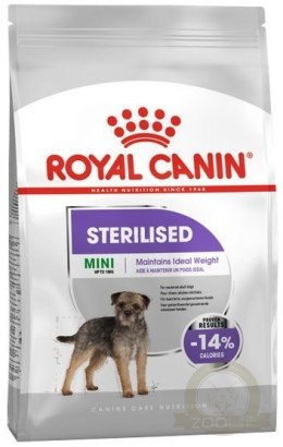 Royal Canin Mini Sterilised karma sucha dla psów dorosłych, ras małych, sterylizowanych 3kg