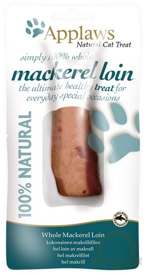 Applaws Natural Cat Loin Suszona polędwica z makreli 30g Applaws Natural Cat Loin Suszona polędwica z makreli 30g