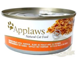 Applaws puszka dla kota Kurczak i Dynia 156g