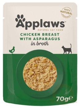 Applaws saszetka dla kota Kurczak i Szparagi 70g