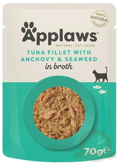Applaws saszetka dla kota Tuńczyk, Anchois i Wodorosty 70g Applaws saszetka dla kota Tuńczyk, Anchois i Wodorosty 70g