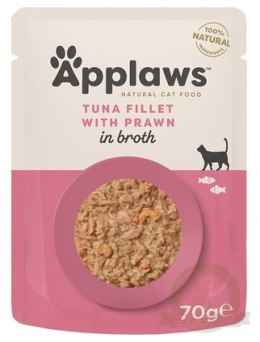 Applaws saszetka dla kota Tuńczyk i Krewetki Pacyficzne 70g