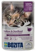 Bozita Cat Sterilised Indyk w galaretce saszetka 85g