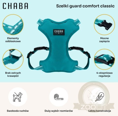 CHABA Szelki Guard Comfort Classic S morskie CHABA Szelki Guard Comfort Classic S morskie