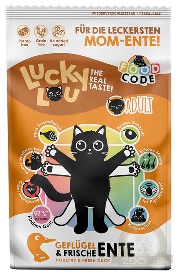 Lucky Lou Food Code Lifestage Adult Drób & Kaczka 750g Lucky Lou Food Code Lifestage Adult Drób & Kaczka 750g