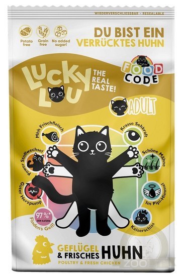 Lucky Lou Food Code Lifestage Adult Drób & Kurczak 750g Lucky Lou Food Code Lifestage Adult Drób & Kurczak 750g