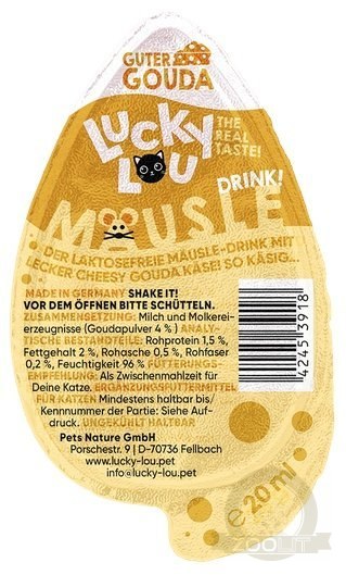 Lucky Lou Mausle Drink-Snack Gouda 20ml Lucky Lou Mausle Drink-Snack Gouda 20ml