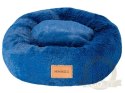 MIMIKO Pets Legowisko Shaggy okrągłe M 45cm chabrowe