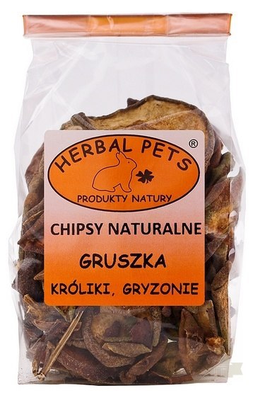 Herbal Pets Chipsy naturalne - gruszka 75g Herbal Pets Chipsy naturalne - gruszka 75g