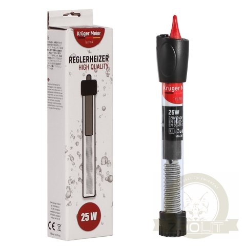 Kruger Meier Reglerheizer 25W - grzałka z termostatem do akwarium Kruger Meier Reglerheizer 25W - grzałka z termostatem do akwarium