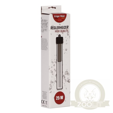 Kruger Meier Reglerheizer 25W - grzałka z termostatem do akwarium Kruger Meier Reglerheizer 25W - grzałka z termostatem do akwarium