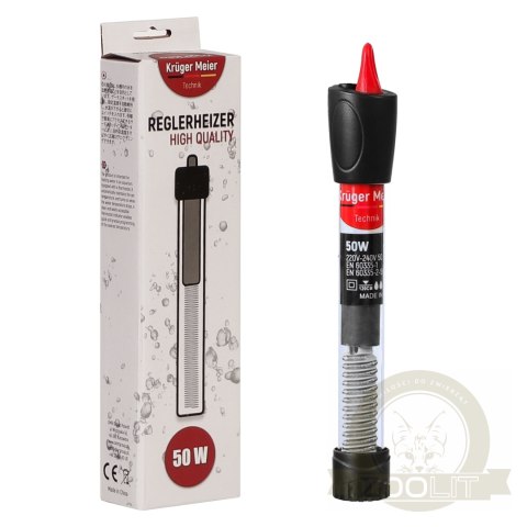 Kruger Meier Reglerheizer 50W - grzałka z termostatem do akwarium Kruger Meier Reglerheizer 50W - grzałka z termostatem do akwarium