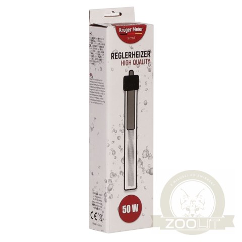 Kruger Meier Reglerheizer 50W - grzałka z termostatem do akwarium Kruger Meier Reglerheizer 50W - grzałka z termostatem do akwarium
