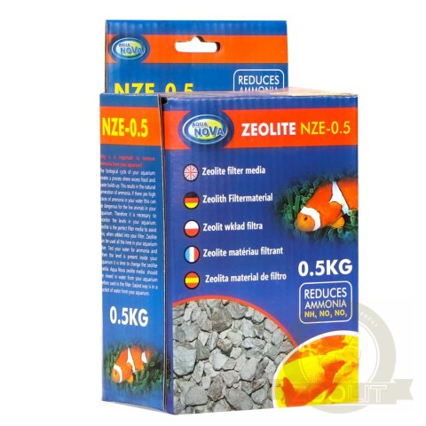 Aqua Nova Zeolite NZE-0.5 - zeolit wkład filtra 0,5kg Aqua Nova Zeolite NZE-0.5 - zeolit wkład filtra 0,5kg