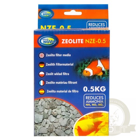 Aqua Nova Zeolite NZE-0.5 - zeolit wkład filtra 0,5kg Aqua Nova Zeolite NZE-0.5 - zeolit wkład filtra 0,5kg