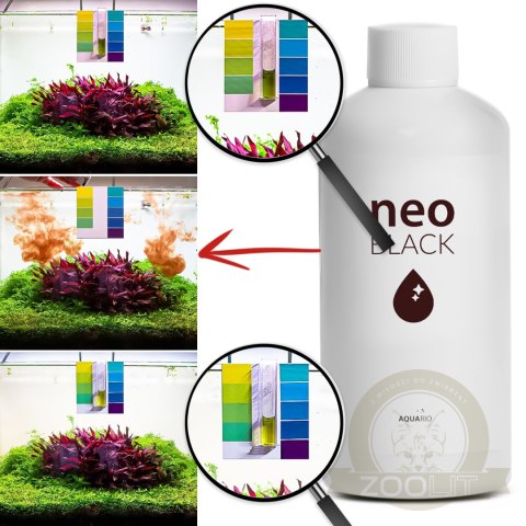 Neo Black 300ml - "czarne wody" obniża pH + pierwiastki śladowe Neo Black 300ml - "czarne wody" obniża pH + pierwiastki śladowe