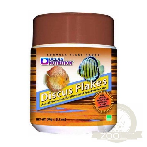 Ocean Nutrition Discus Flakes 34g (pokarm dla paletek) Ocean Nutrition Discus Flakes 34g (pokarm dla paletek)