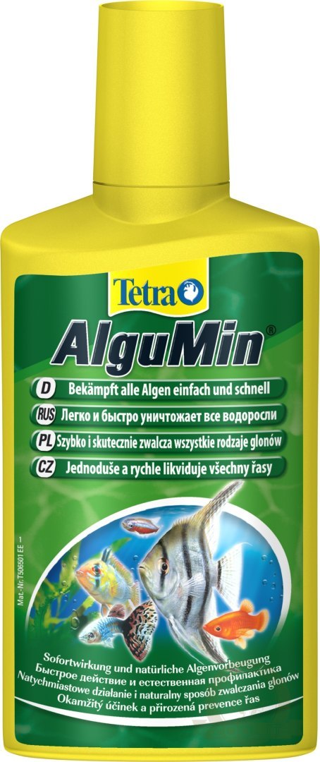 Tetra AlguMin 250ml - środek zwalczający glony w akwarium Tetra AlguMin 250ml - środek zwalczający glony w akwarium