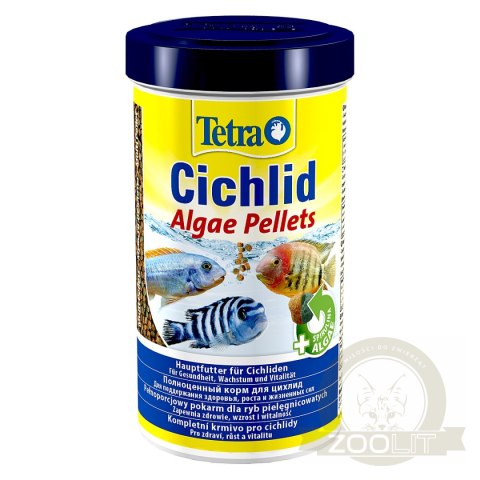 Tetra Cichlid Algae Pellets 500ml - pokarm dla ryb pielęgnicowatych Tetra Cichlid Algae Pellets 500ml - pokarm dla ryb pielęgnicowatych