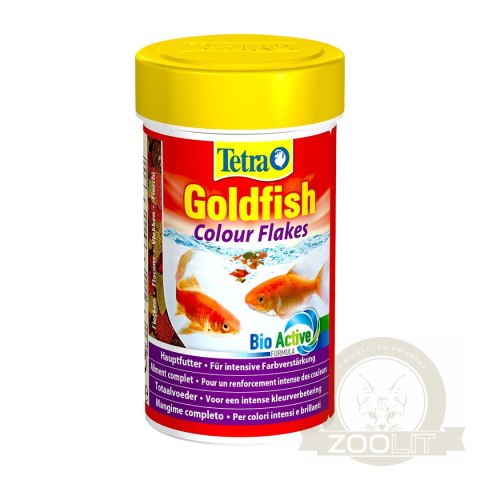 Tetra Goldfish Colour Flakes 100ml - pokarm podstawowy dla złotych rybek Tetra Goldfish Colour Flakes 100ml - pokarm podstawowy dla złotych rybek