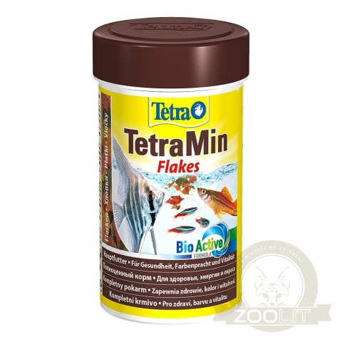 Tetra Min Flakes 100ml - pokarm w płatkach dla ryb Tetra Min Flakes 100ml - pokarm w płatkach dla ryb