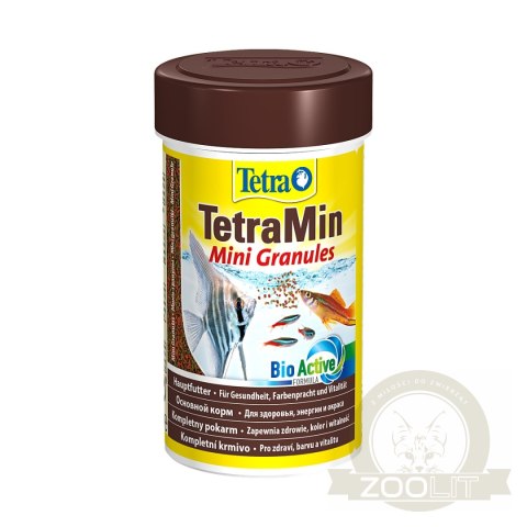 Tetra Min Mini Granules 100 ml - pokarm granulowany dla ryb Tetra Min Mini Granules 100 ml - pokarm granulowany dla ryb