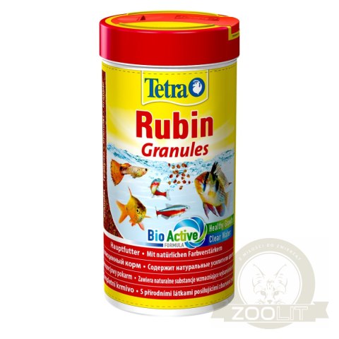 Tetra Rubin Granules 250ml - pokarm wybarwiający w granulkach dla ryb Tetra Rubin Granules 250ml - pokarm wybarwiający w granulkach dla ryb