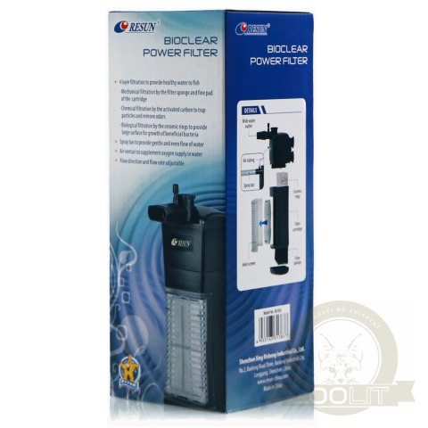 Resun BioClear Power Filter 450 - filtr wewętrzny 4w1 Resun BioClear Power Filter 450 - filtr wewętrzny 4w1