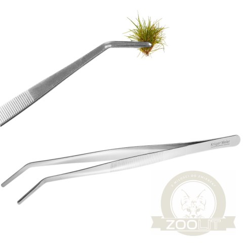 Kruger Meier Pflanzenpinzette Verbogen - pęseta zagięta 30cm Kruger Meier Pflanzenpinzette Verbogen - pęseta zagięta 30cm