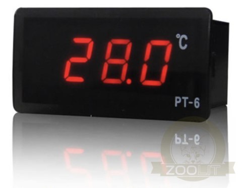 Ringder PT-6 Termometr cyfrowy czerwony 12V