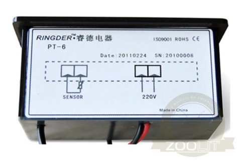 Ringder PT-6 Termometr cyfrowy niebieski 220V