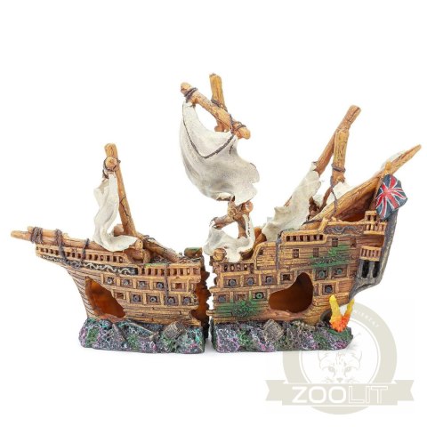 Happet - ozdoba do akwarium statek 25cm Happet - ozdoba do akwarium statek 25cm