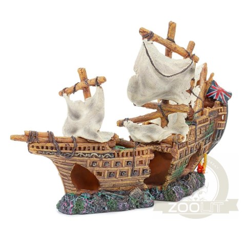 Happet - ozdoba do akwarium statek 25cm Happet - ozdoba do akwarium statek 25cm